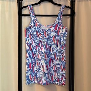 Lilly Pulitzer Multicolor Abstract Tank Top